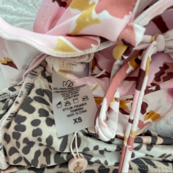 Lulus Carly Floral Leopard Print Cutout Swimsuit - Picture 8 of 10